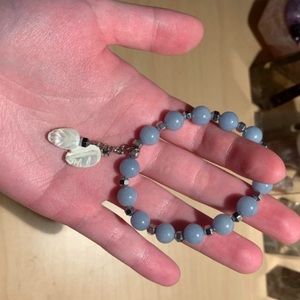 Angelite crystal bracelet